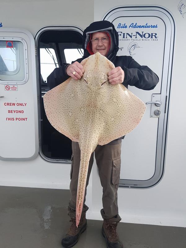 Another big Blonde Ray for one happy angler on Bite Adventures